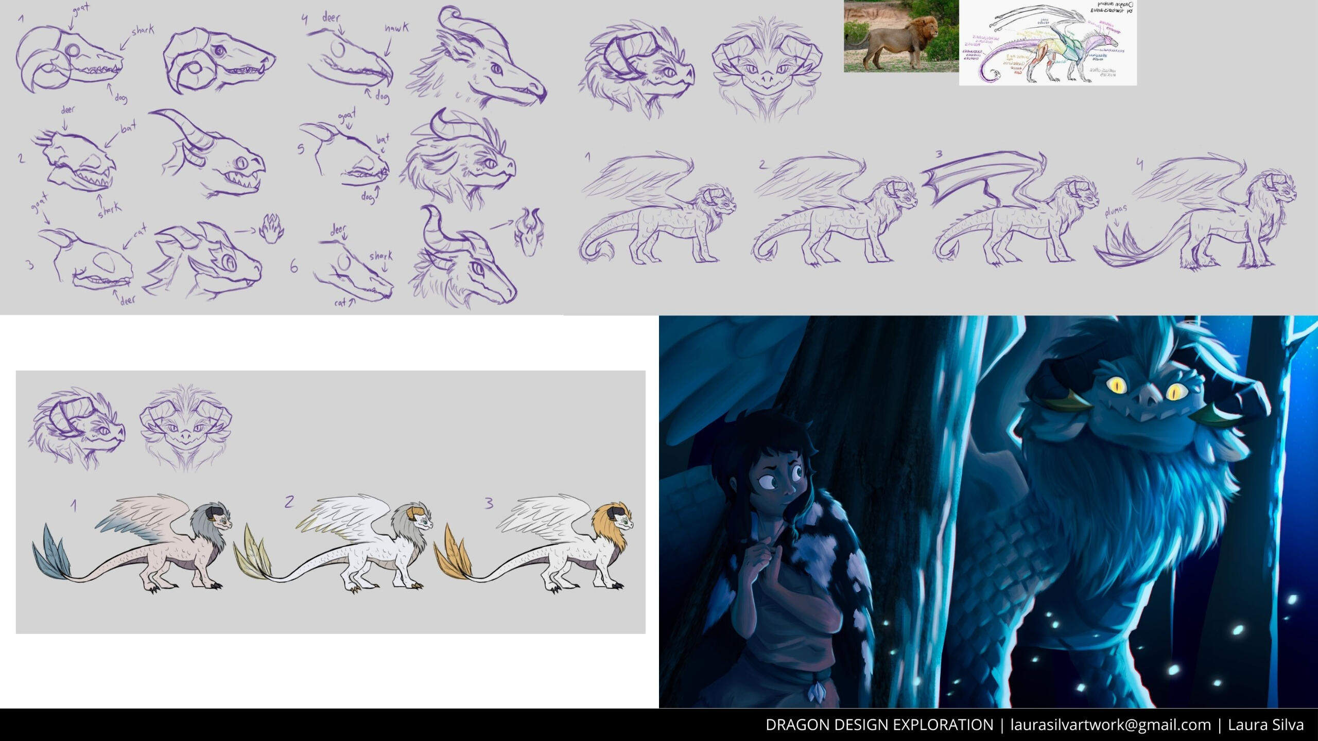 Dragon design exploration