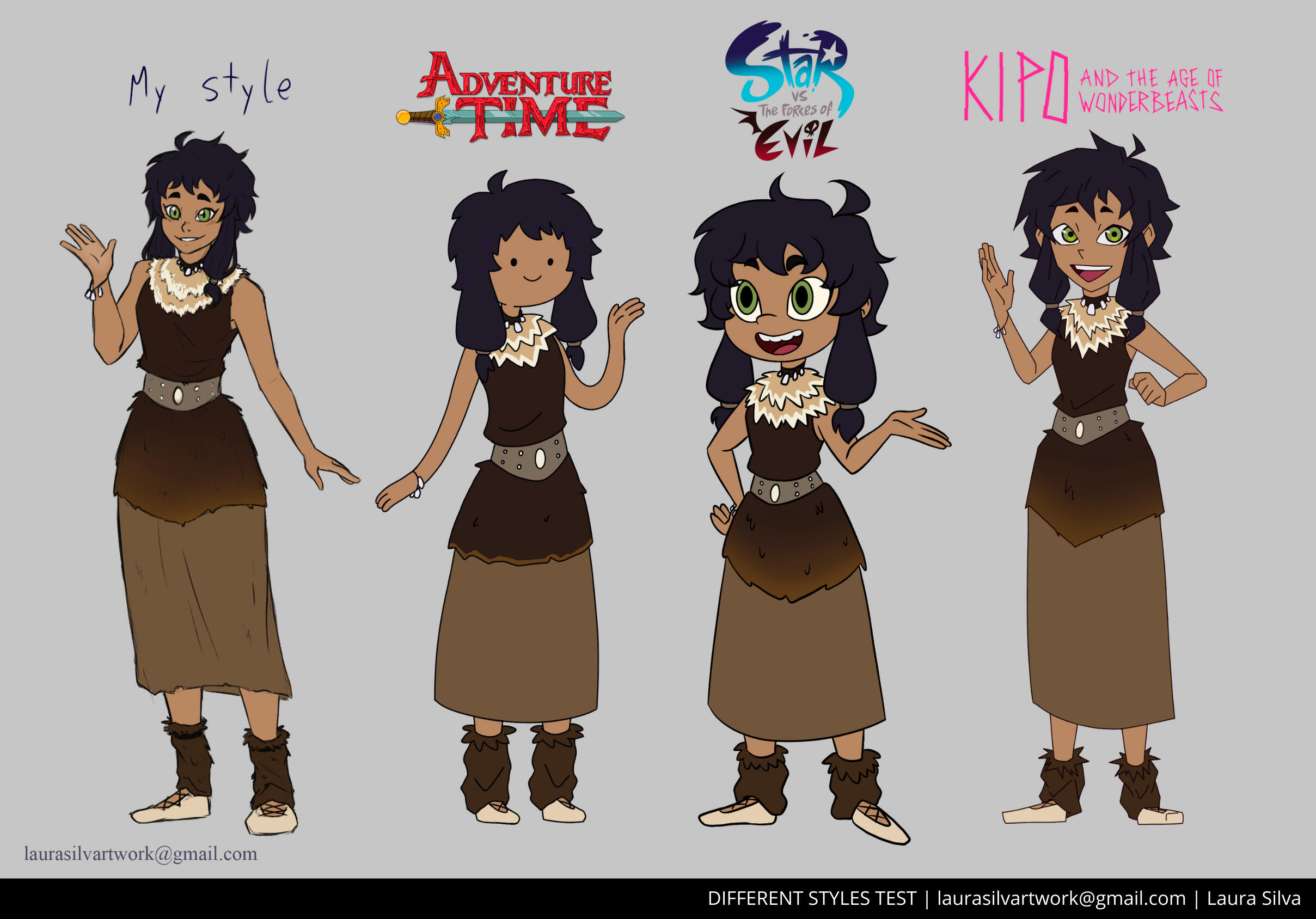 Different styles test